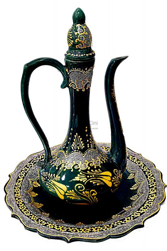 EL YAPIMI BÜYÜK BOY ÇİNİ İBRİK (TABAKLI)